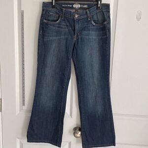FOSSIL Long Live Vintage Flare Jeans Women’s Size 30 | Made in USA